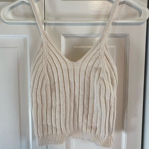 Kendall & Kylie sweater- knit tank